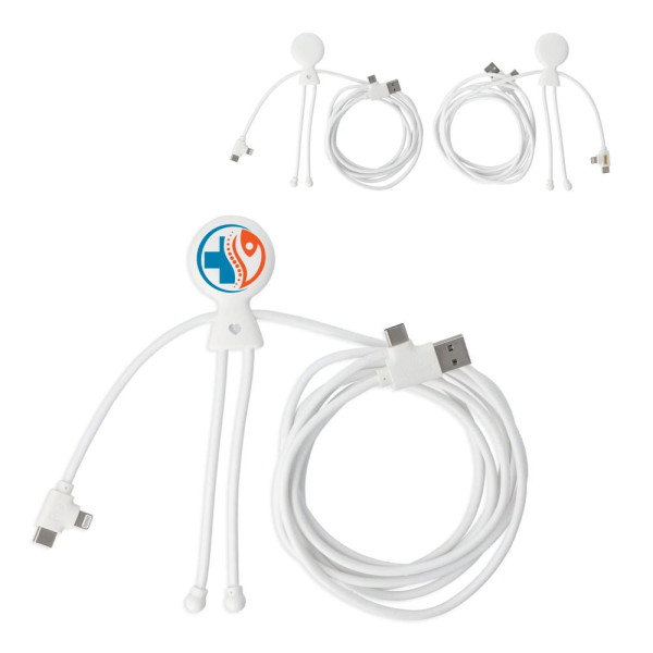 2092 - Xoopar Mr Bio Long 60W PD Multi Oplaadkabel 2 Meter