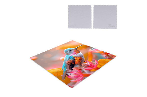 R-PET microvezel reinigingsdoek 15 x 15cm sublimatie