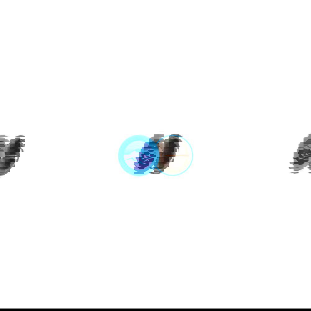 Metal button 25mm with d-pin