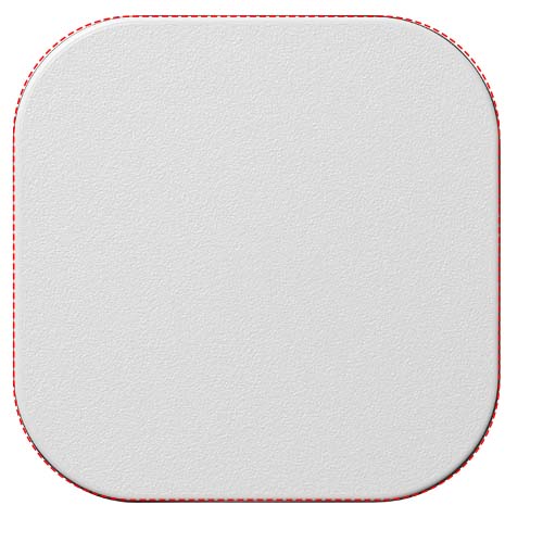 Brite-Mat® square coaster with tyre material