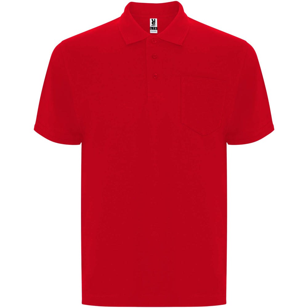 Centauro Premium short sleeve unisex polo - red