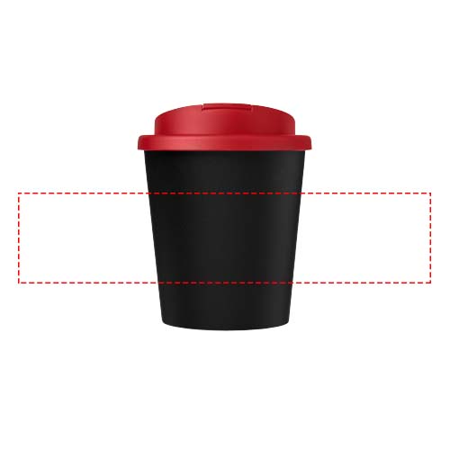 Americano® Espresso Eco 250 ml recycled tumbler with spill-proof lid 