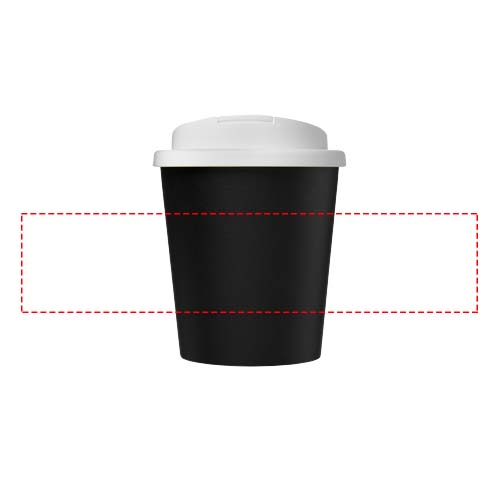 Americano® Espresso Eco 250 ml recycled tumbler with spill-proof lid 