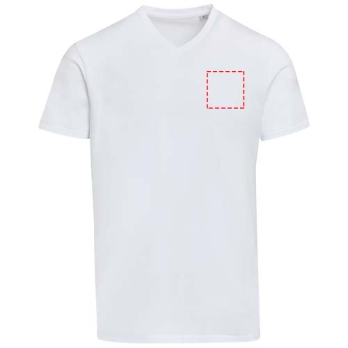 Balfour 200 g/m² short sleeve v-neck unisex OCS organic t-shirt