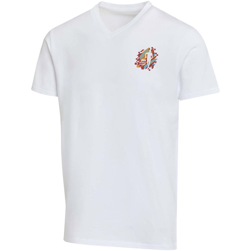 Balfour 200 g/m² short sleeve v-neck unisex OCS organic t-shirt
