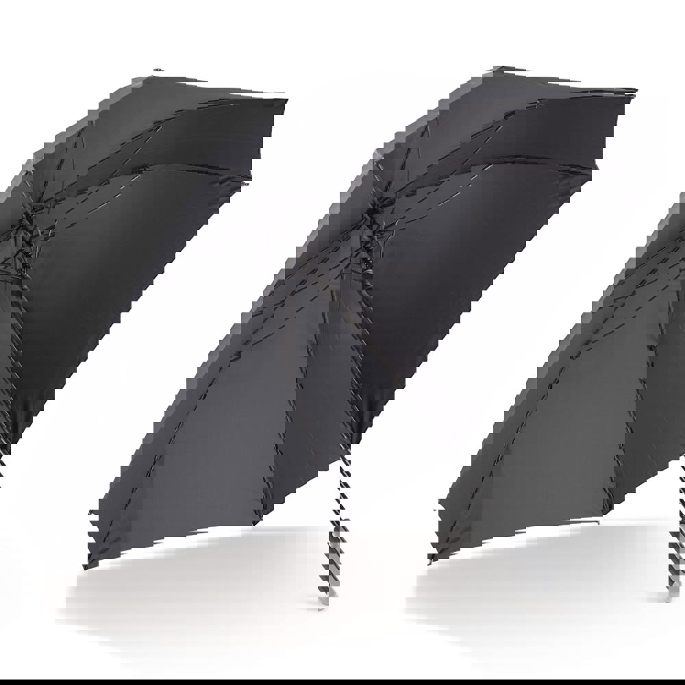 Deluxe 27” square umbrella with sleeve - Black