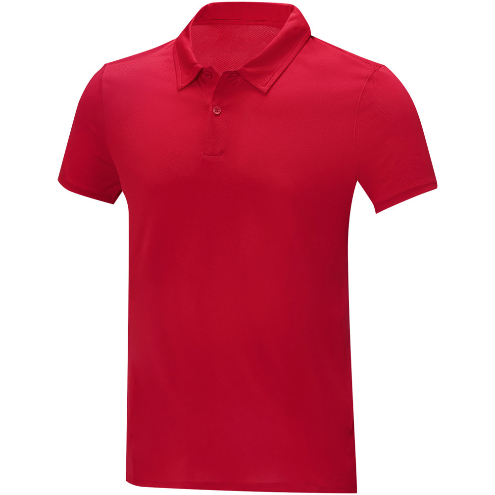 Deimos short sleeve men's cool fit polo - red