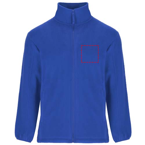 Artic fleece herenjack met volledige rits