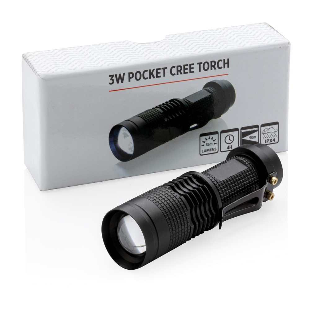 3W pocket CREE torch