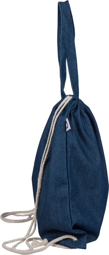Recycled denim drawstring bag Dex
