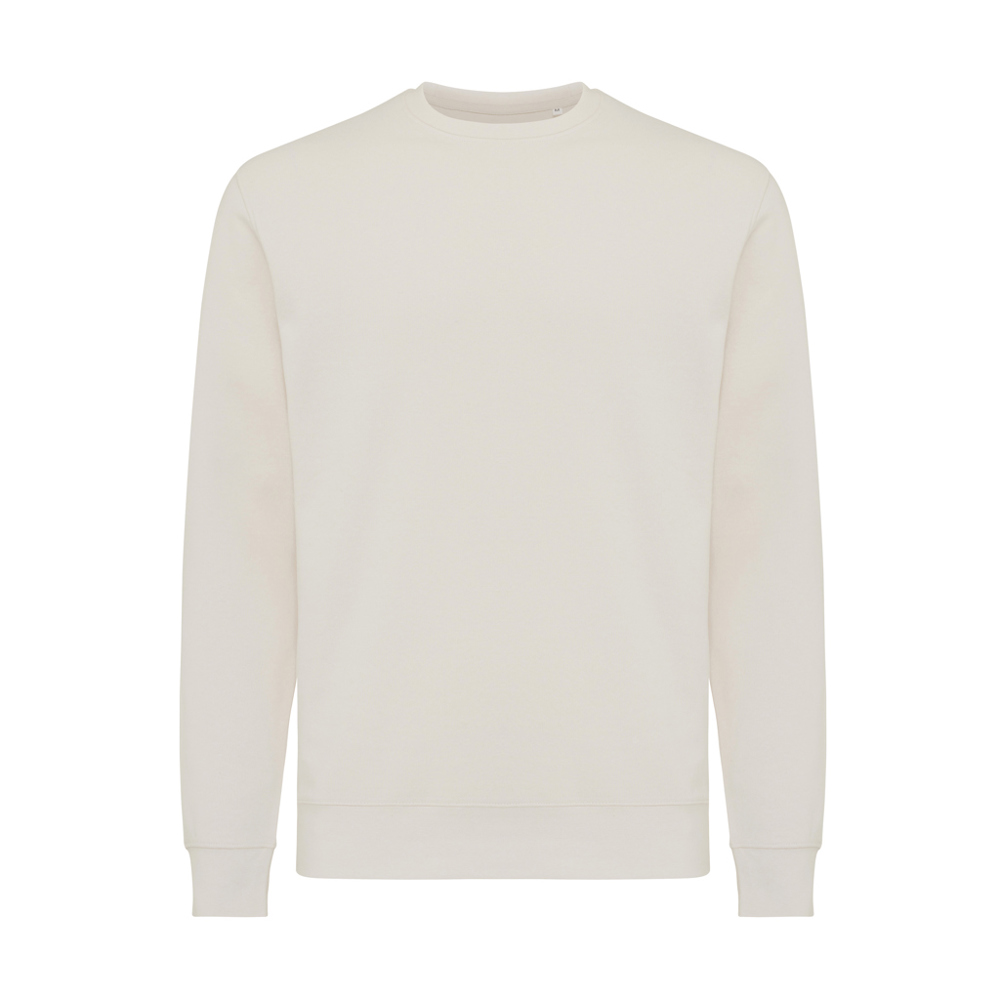 IQONIQ Etosha lightweight recycled cotton crew neck - ivory white (± PMS 12-2103 TCX)