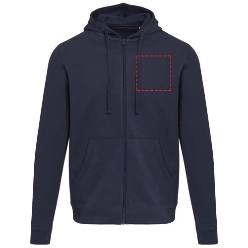 Jasper 280 g/m² unisex hoodie van OCS gerecycled organisch katoen