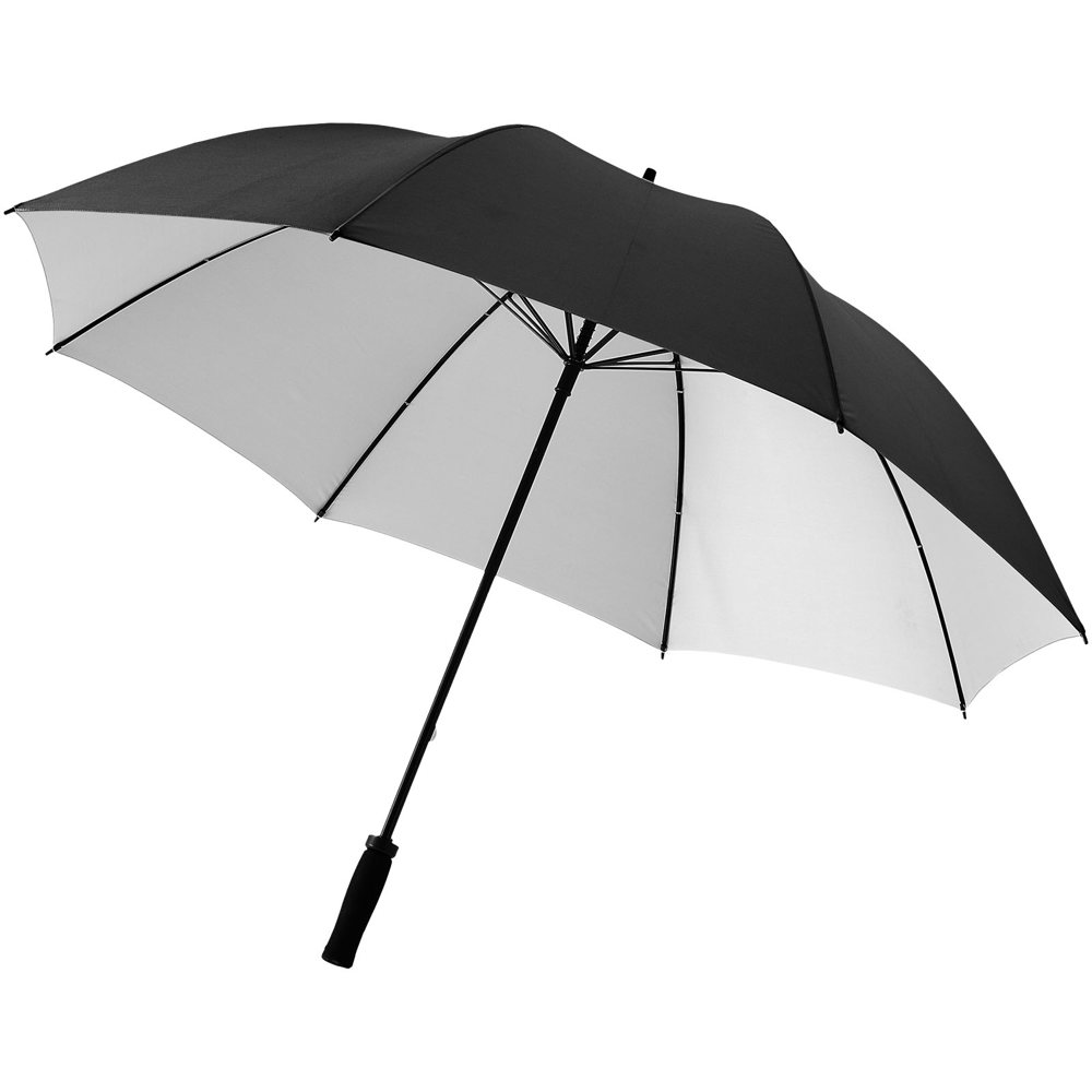 Yfke 30" golf umbrella with EVA handle - Black, Silver