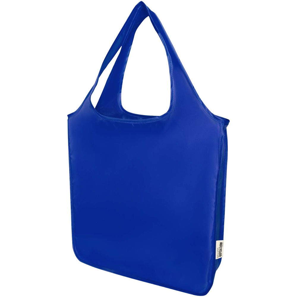 Ash RPET large foldable tote bag 14L - Royal blue