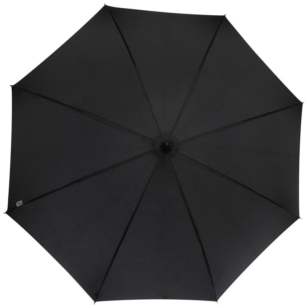Fontana 23" automatische paraplu met carbon look en gebogen handvat