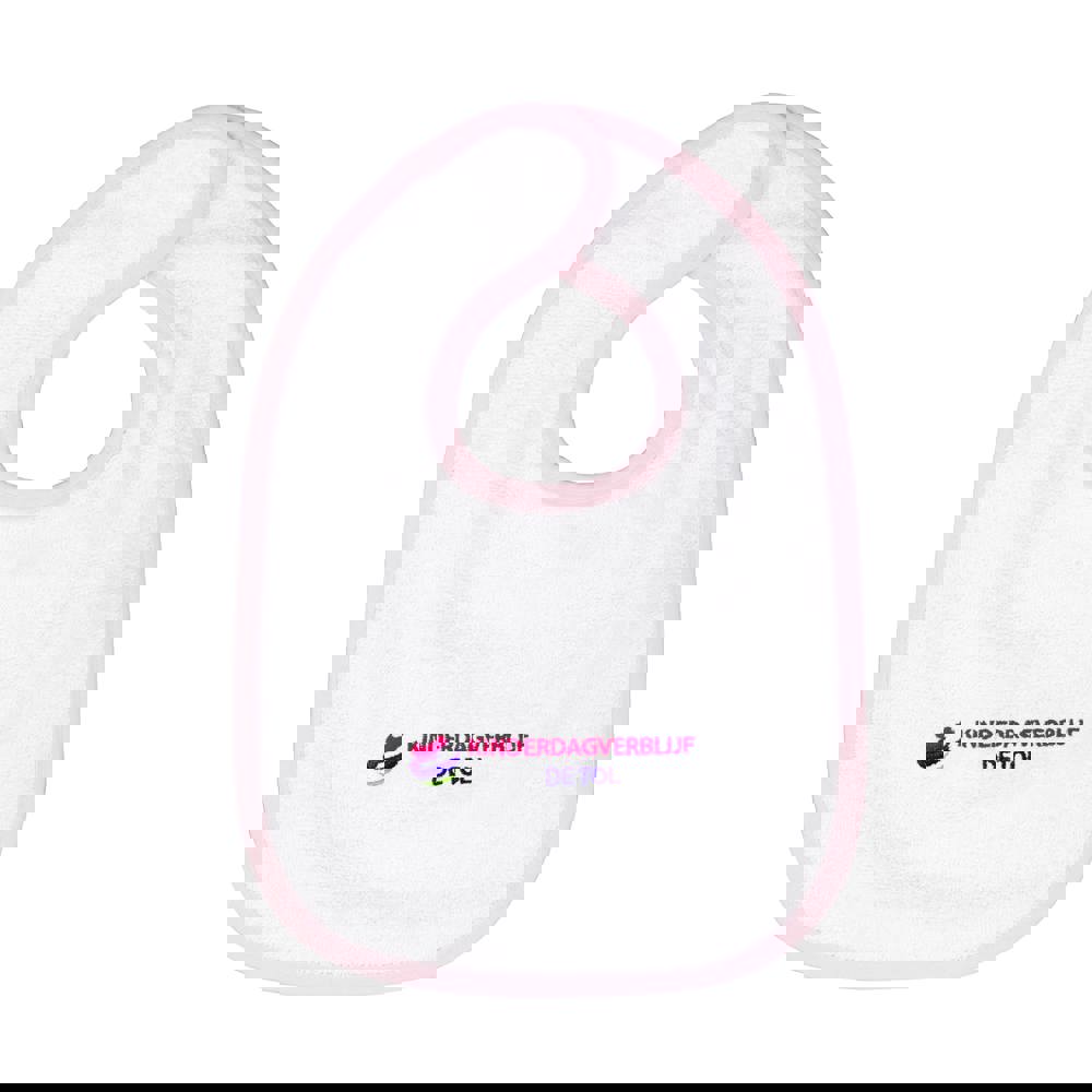 Bib - White/Light pink