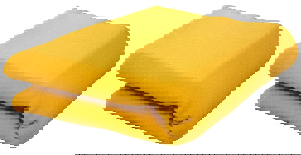 Fleeceplaid 150x120 cm, 250 gr/m² - Dark yellow (PMS 142c) / Dark yellow