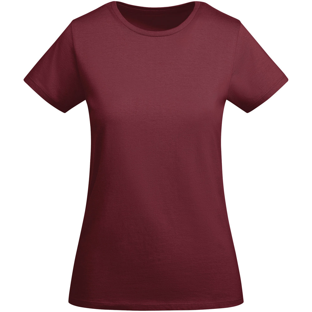Breda T-Shirt aus Bio-Baumwolle für Damen - granatrot