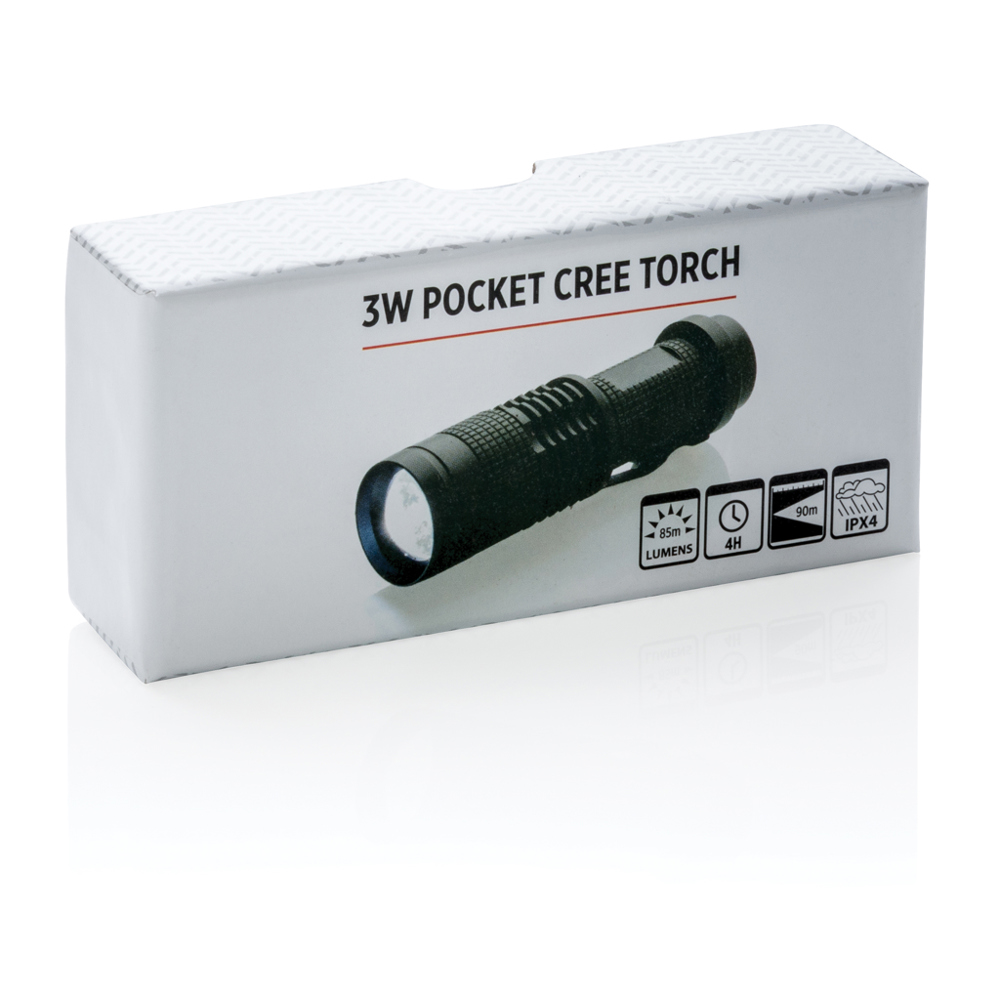 3W pocket CREE torch