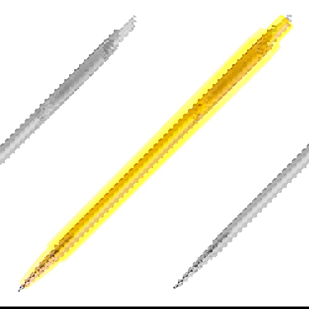 Ball pen Baron '03 Happy Frosty - Transparent / Yellow