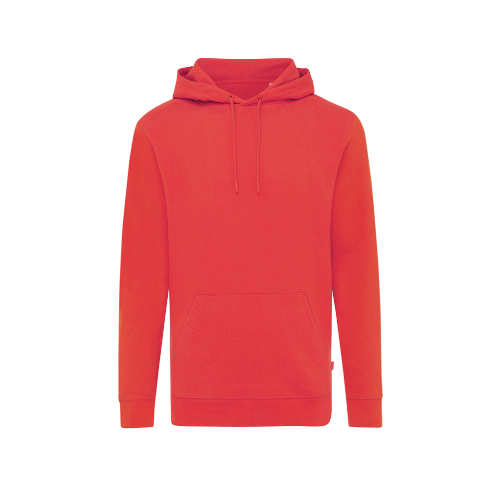 IQONIQ Jasper recycled cotton hoodie - luscious red (± PMS 17-1663TCX)