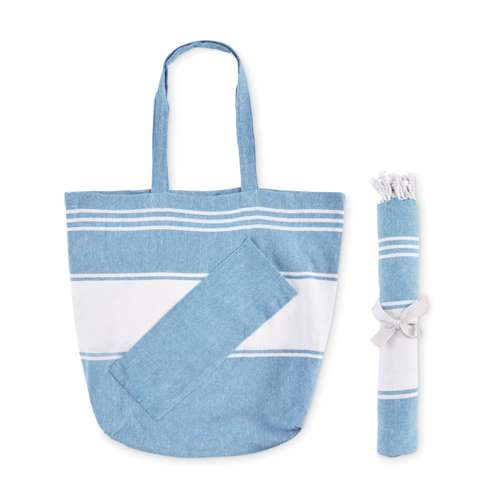 HUMMUM - Beach bag with hammam towel
