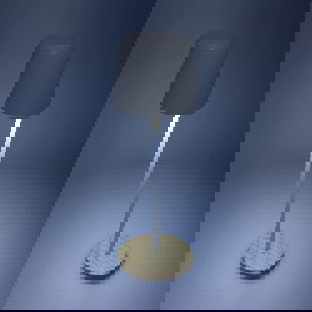 Solis Dimbare Tafellamp met Bamboe basis