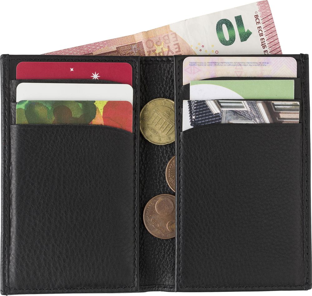 Leather credit card wallet Roy