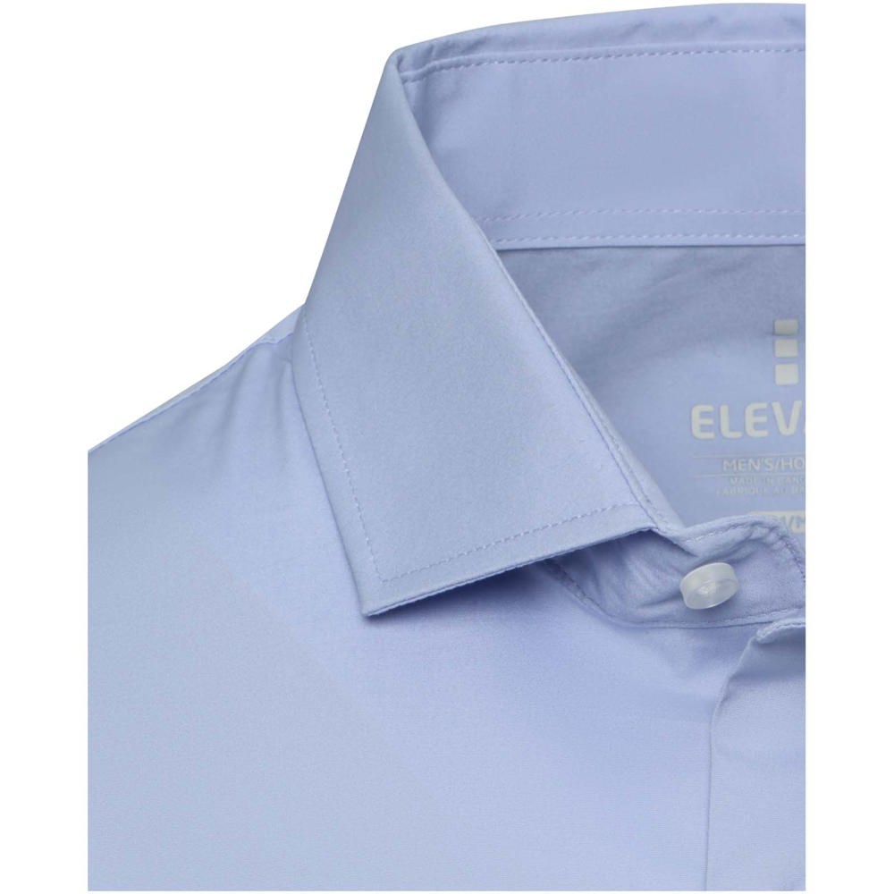 Carnelian poplin men's shirt