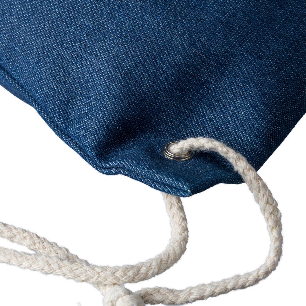 Recycled denim drawstring bag Dex