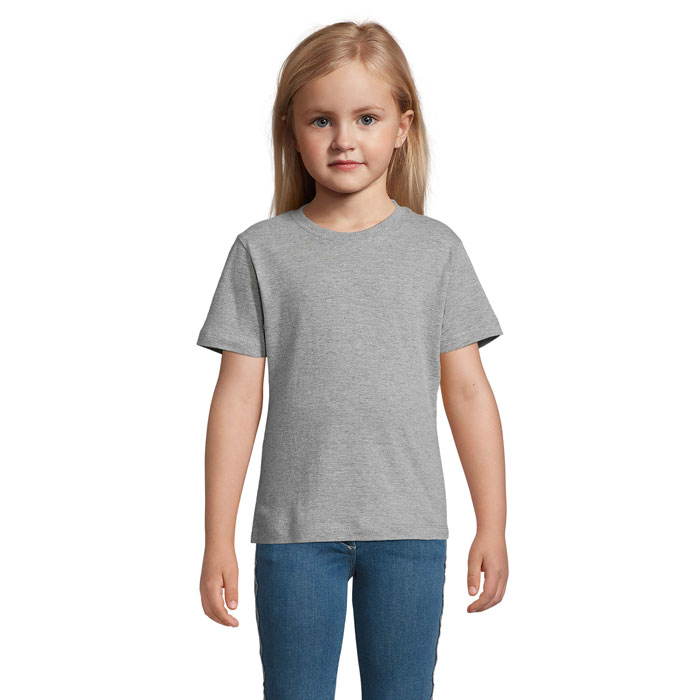 REGENT KIDS - REGENT Kinder t-shirt 150g - Grijs Gemeleerd