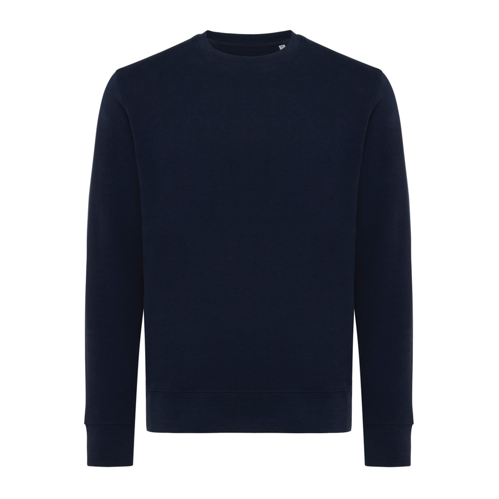 IQONIQ Etosha lightweight recycled cotton crew neck - navy (± PMS 19-3923TCX)