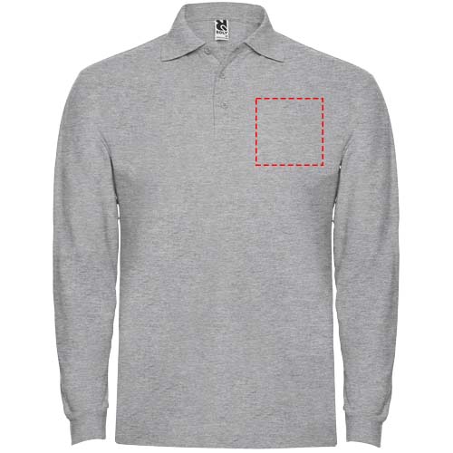Estrella long sleeve men's polo
