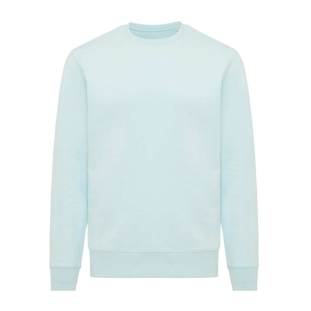 IQONIQ Etosha lightweight recycled cotton crew neck - crushed mint (± PMS 12-5410 TCX)