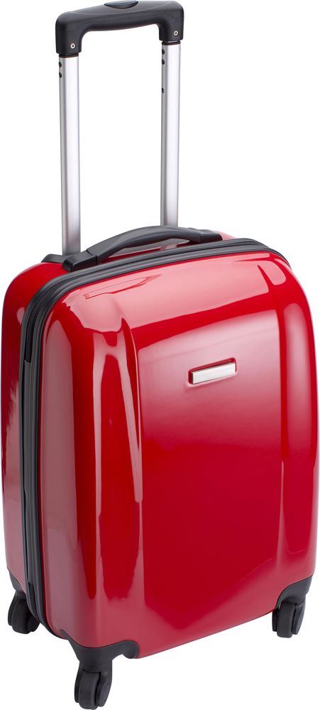 PC and ABS trolley Verona - Red