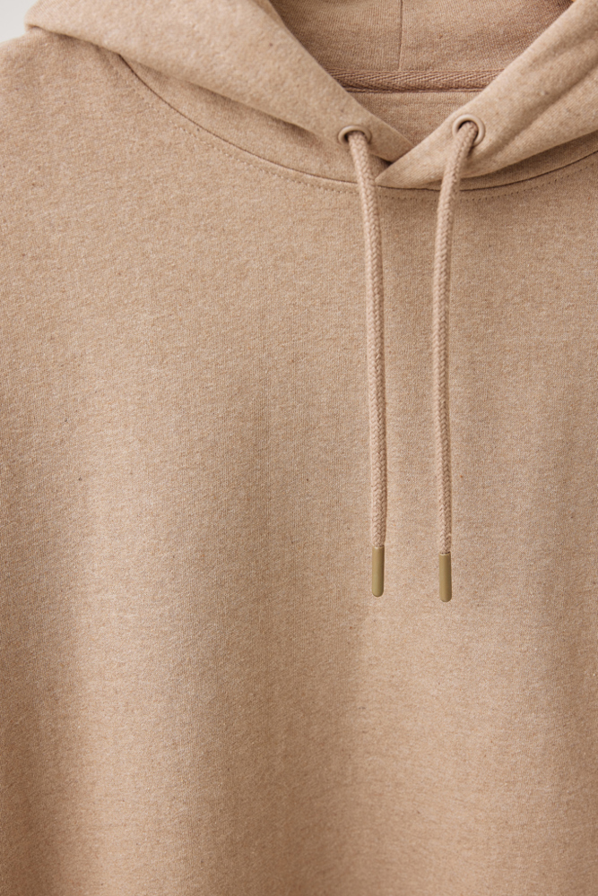 IQONIQ Torres recycled cotton hoodie undyed