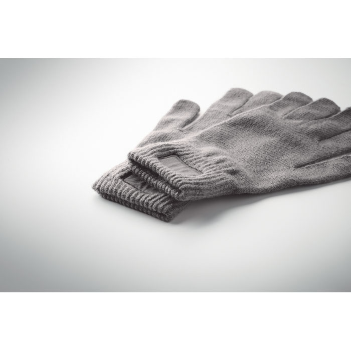 HANDNIT - Knitted gloves in RPET