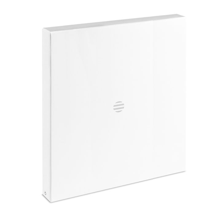 RONDO - Wall clock w silver background