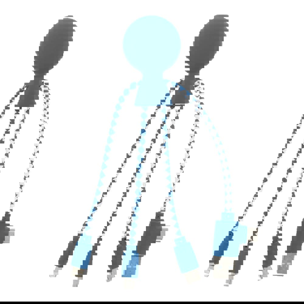 2081 | Xoopar Mr. Bio Charging cable - Blue