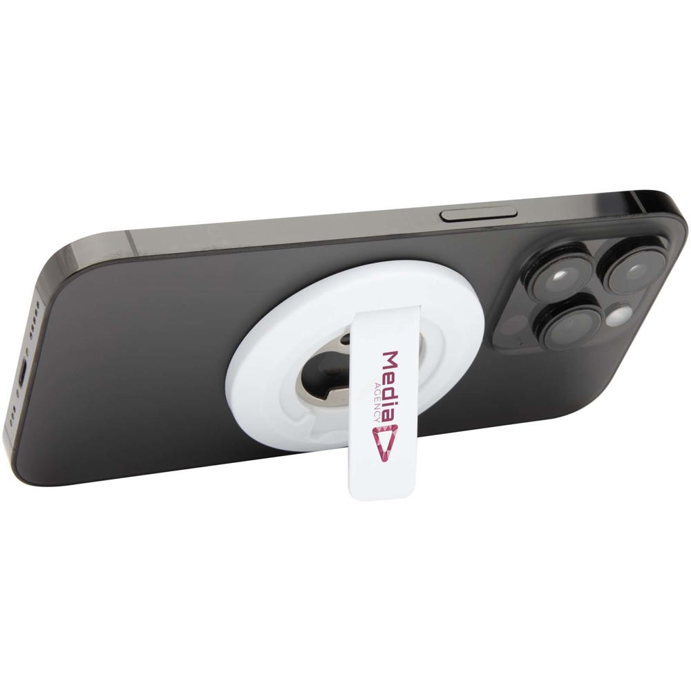 Ain recycled plastic magnetic phone stand with bottle opener 