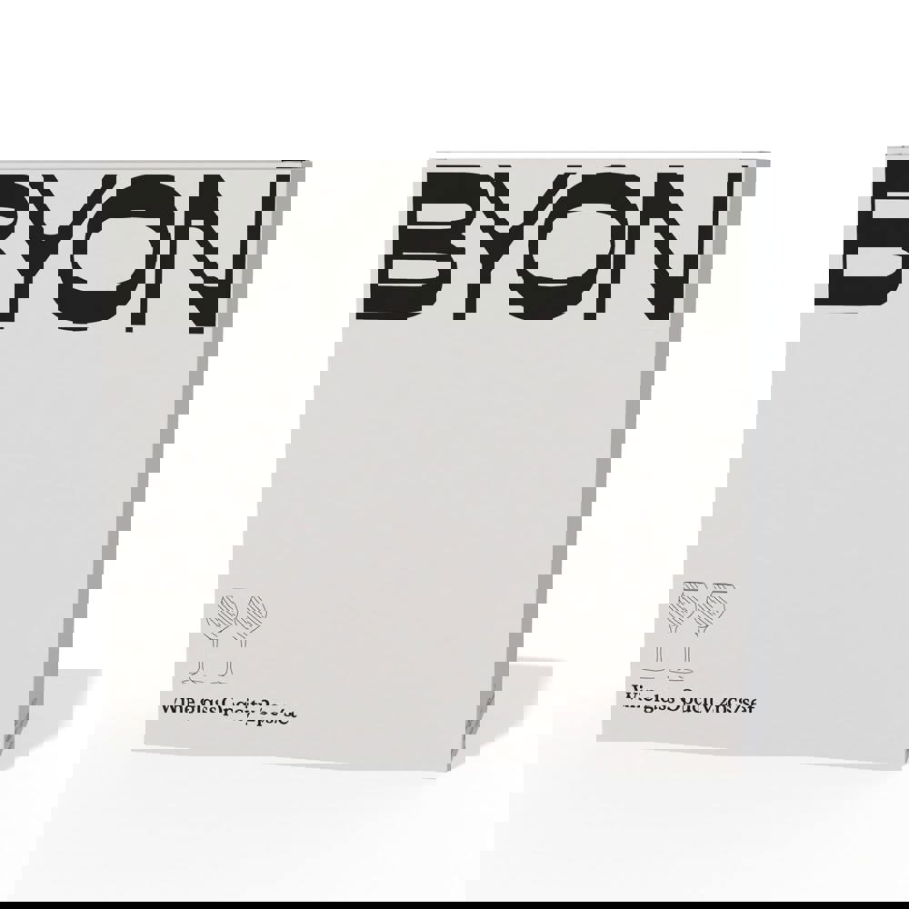 Byon Opacity 2er-Set Weingläser mit stilvollem Glasmuster 470ml