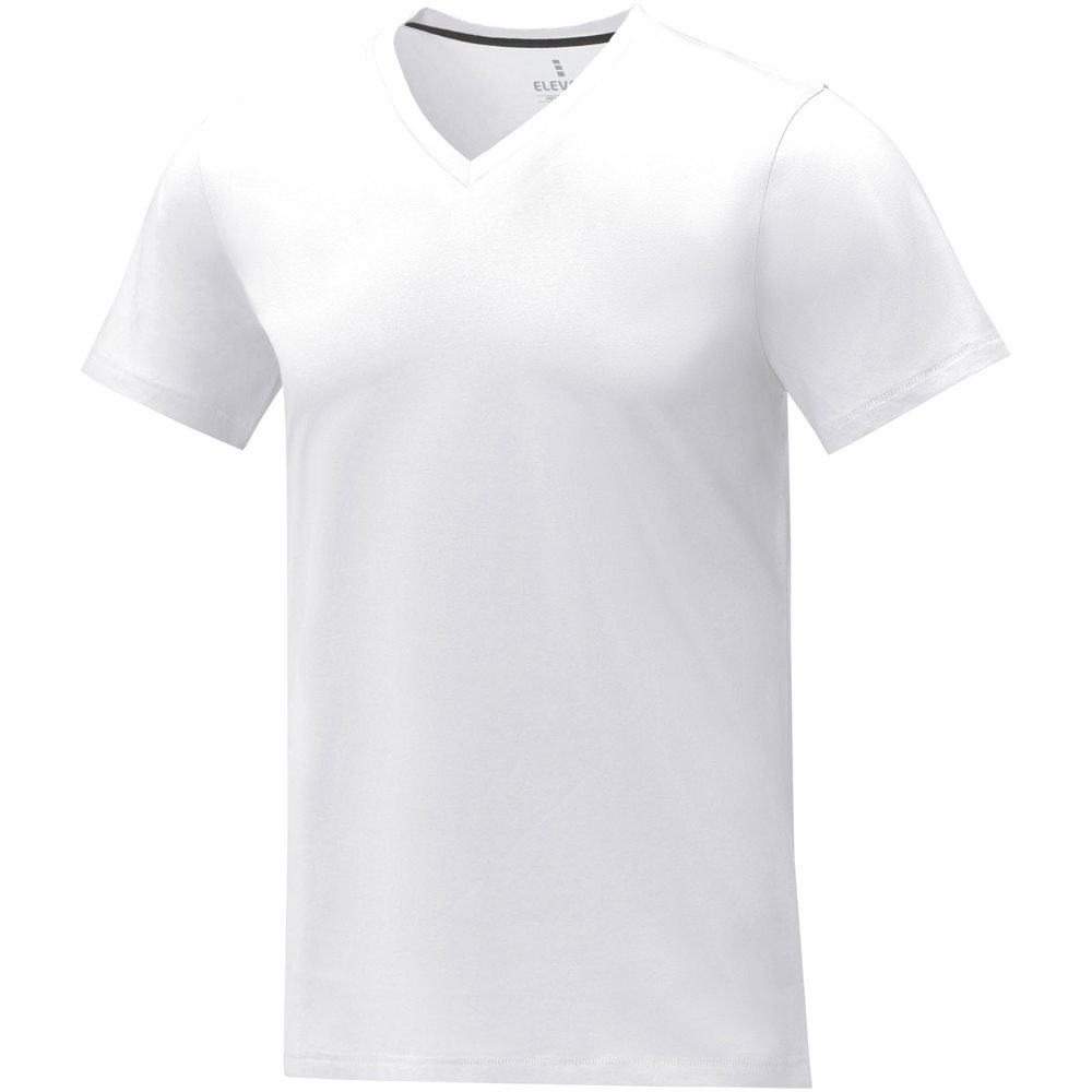 Somoto Heren T-shirt met V-hals en korte mouwen 