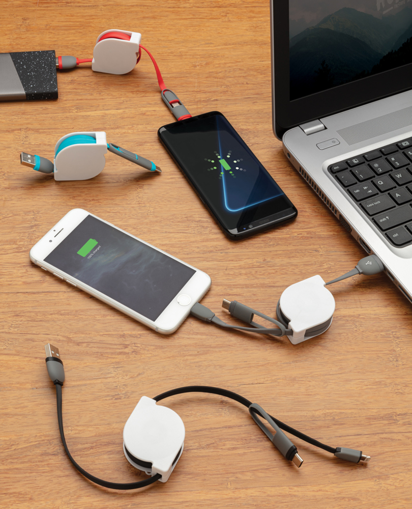 3-in-1 retractable cable