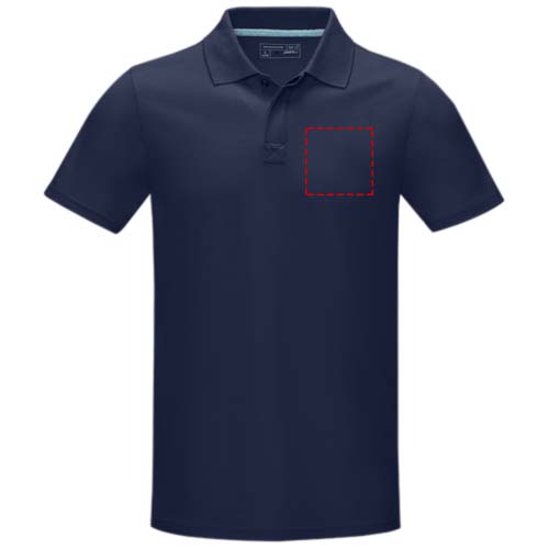 Graphite short sleeve men’s organic polo