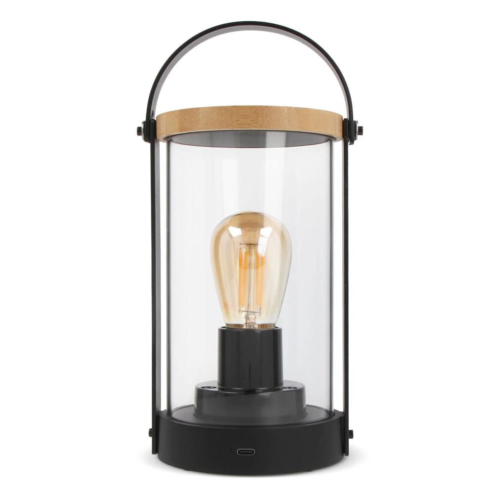 Edison-Bambuslampe