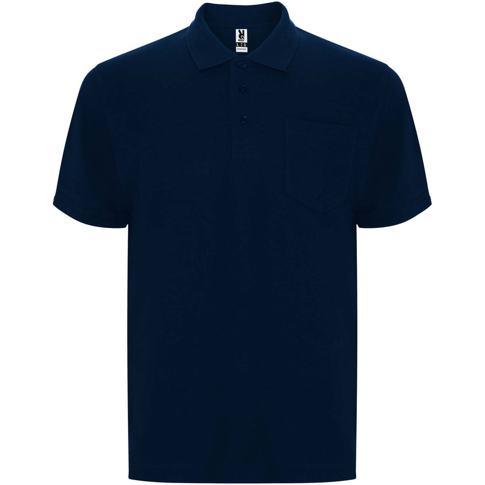 Centauro Premium short sleeve unisex polo - Navy