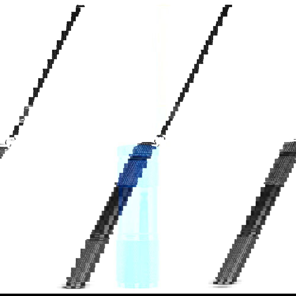 Aluminum flashlight LED - Blue