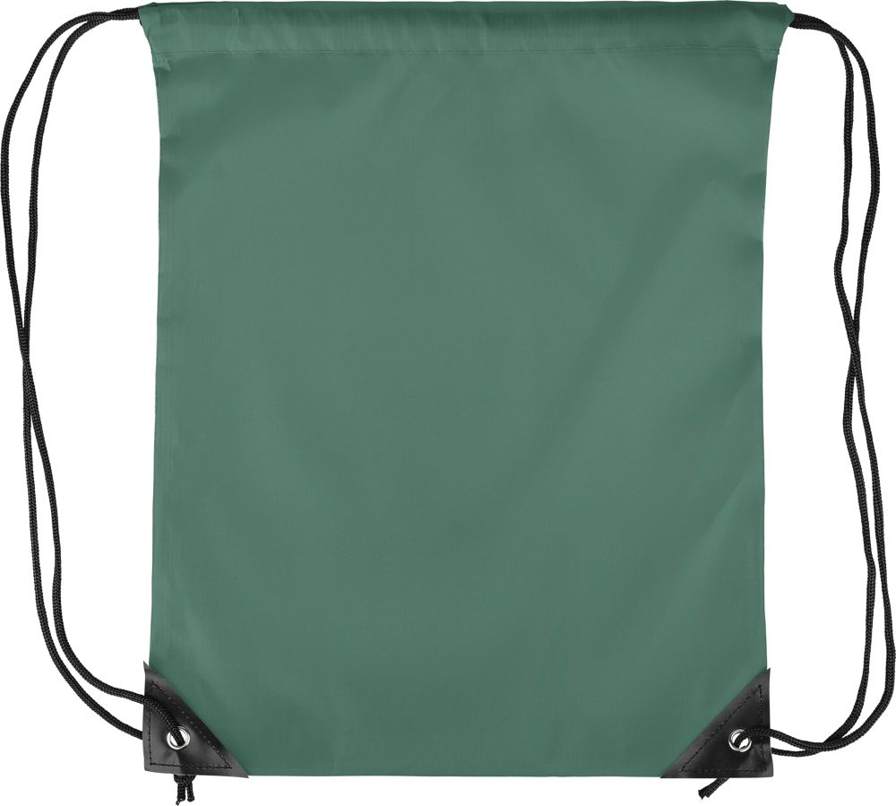Polyester (210D) drawstring backpack Stef - green