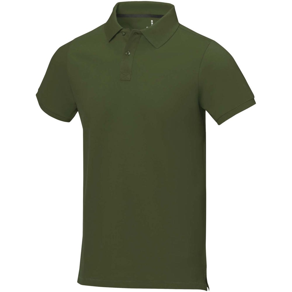 Calgary short sleeve men's polo - Army green
