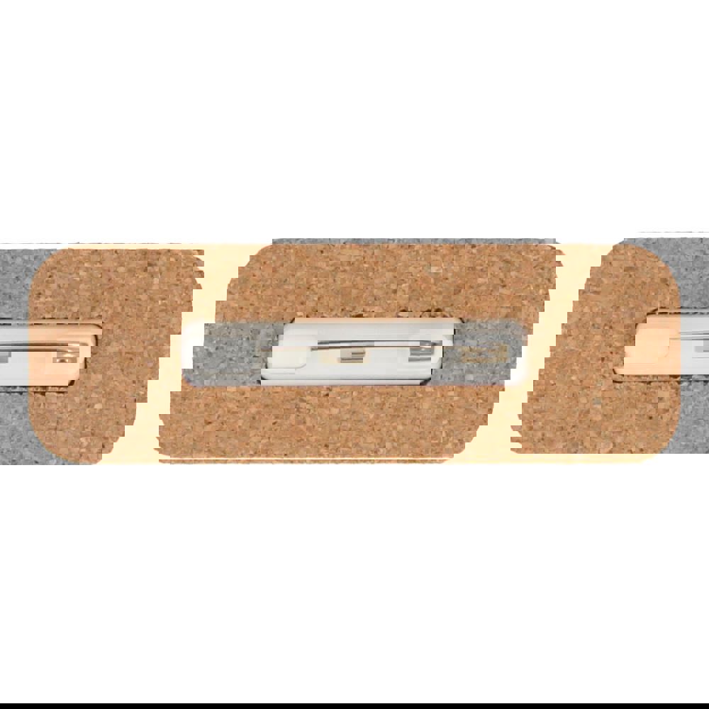 Namensschild Kork mit Anstecknadel